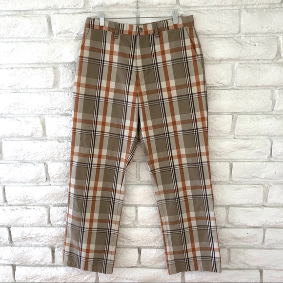 retro plaid pants